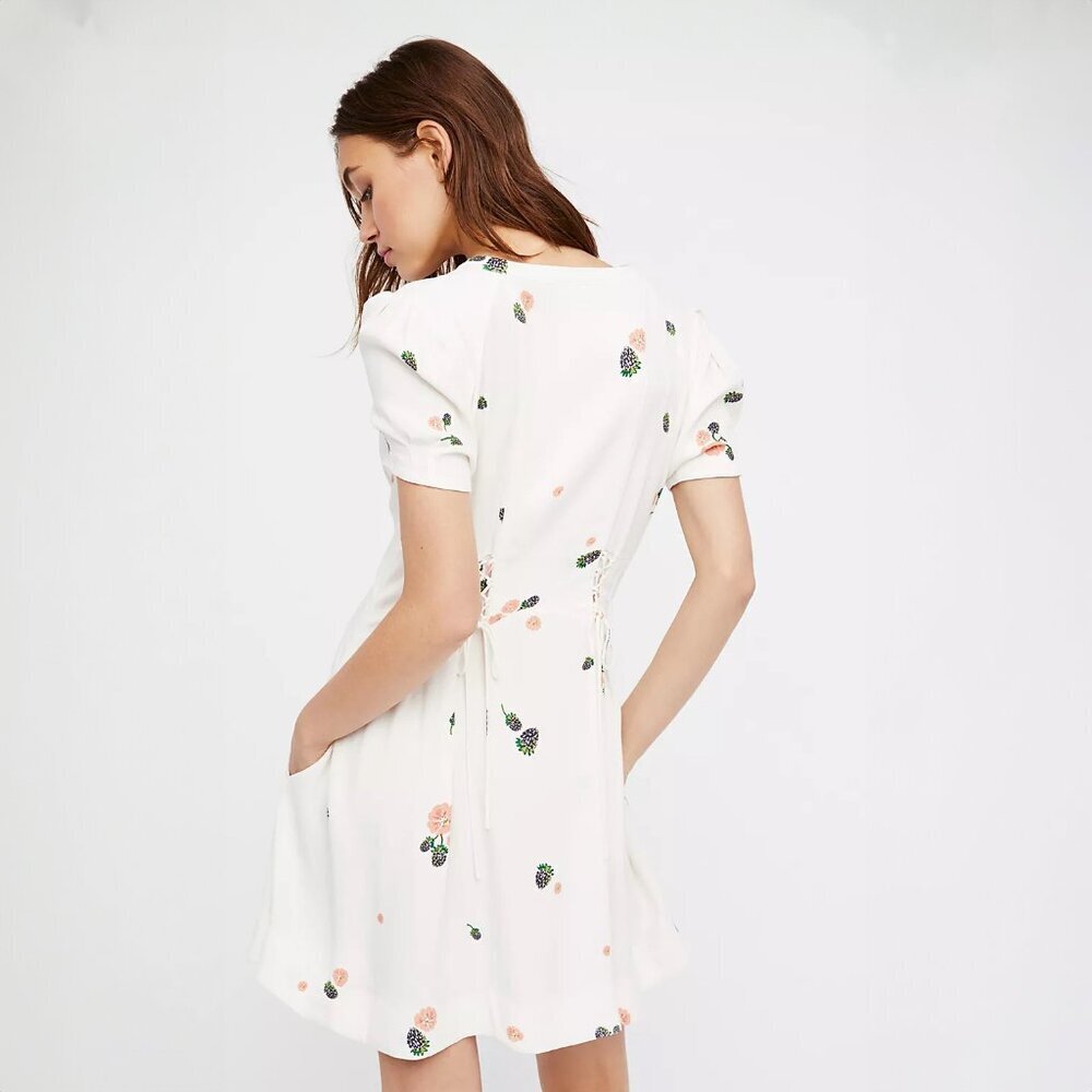 Free People Dream Girl Mini Dress - sz 2 - Picture 7 of 11